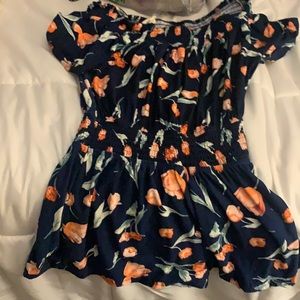 Romper with flowers brand: 205 Collins